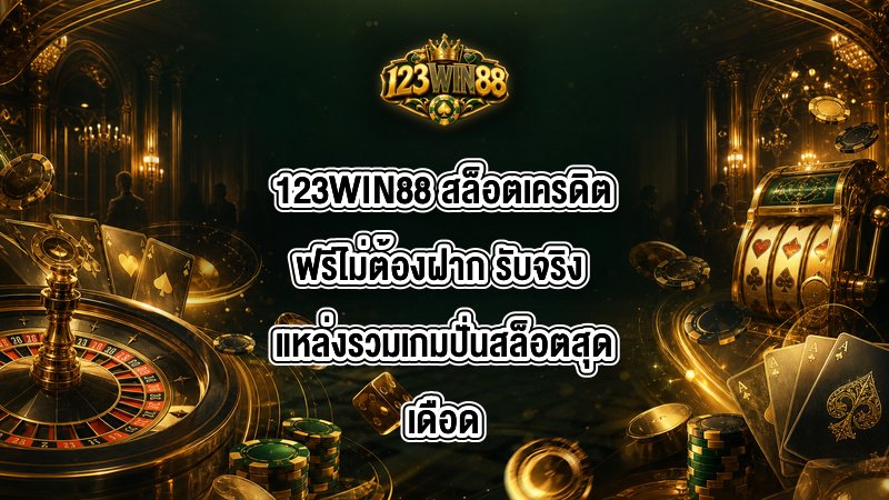 123WIN88 สล็อตเครดิตฟรีไม่ต้องฝาก รับจริง